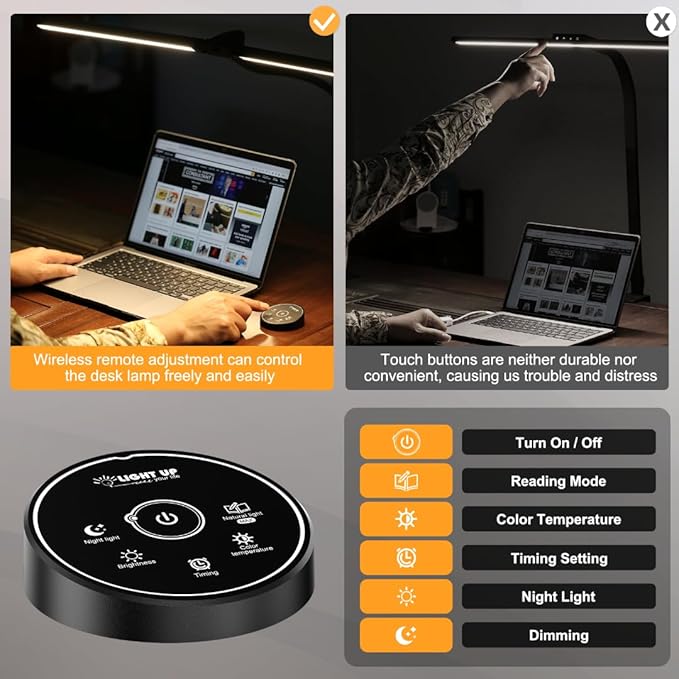 Pzloz Led Desk Lamp for Office Home - Image 6