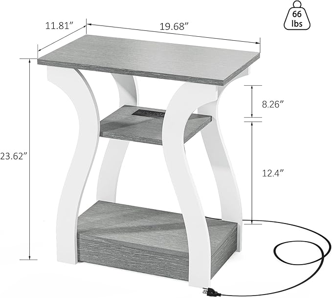 End Tables Living Room, Nightstand - Image 2