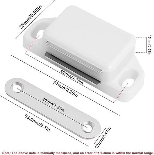 16 Pack Magnetic Push Latch, Heavy Duty Magnetic Touch Latch, - Image 2