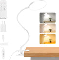 Reading Light with Remote, LED Desk Lamp Clip on RA>95 Dimmable Flexible by iFalarila