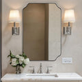 ANDY STAR Chrome Bathroom Mirror, 24x36 Inch Polished Chrome Rectangle Mirror by ANDYSTAR