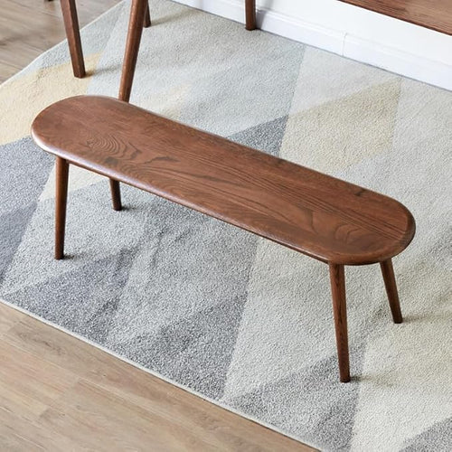 100% Solid Oak Indoor Dining Bench, Wood Bench by Wayshome