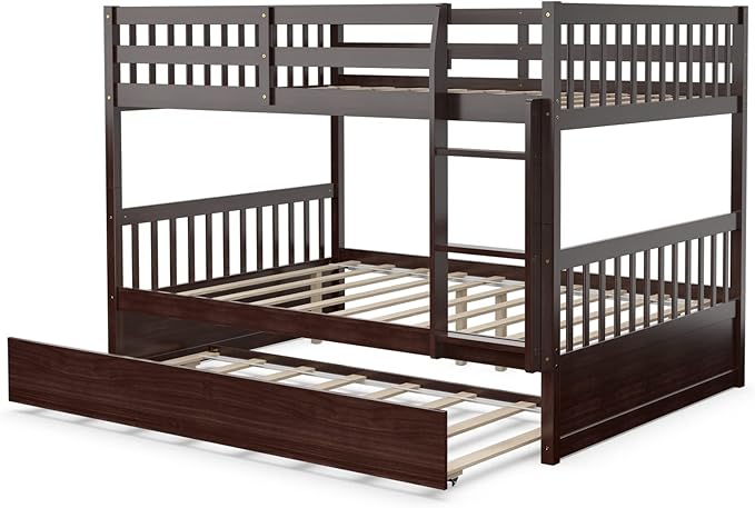 KOMFOTT Wood Full Over Full Bunk Bed - Image 9