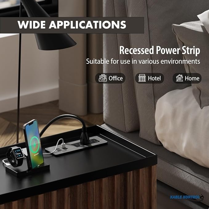 Kable Kontrol Recessed Power Strip Kit - Image 8