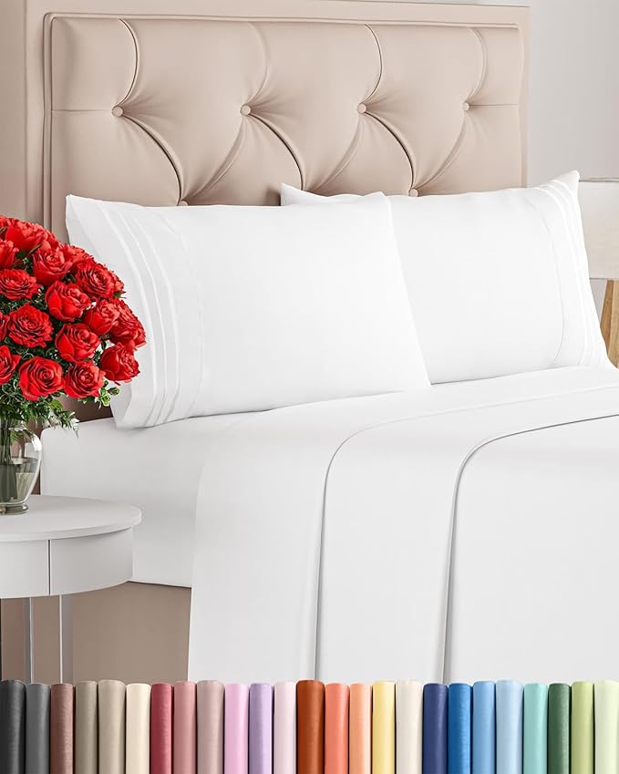 Queen Size 4 Piece Sheet Set by CGKUnlimited