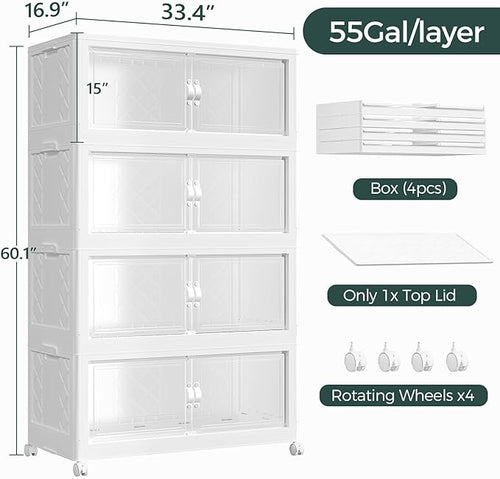 220Gal Stackable Storage Bins - Image 2
