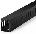 ZhiYo H1.6 x W1.2in Cable Raceway, 6.6ft Server Rack Cable Management Under by ZhiYo