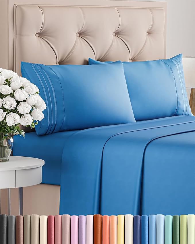 Queen Size 4 Piece Sheet Set by CGKUnlimited