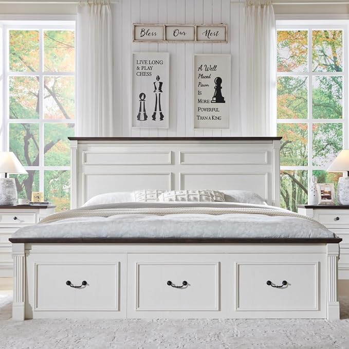 Farmhouse King Size Bed Frame - Image 3