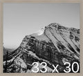 Frame It Easy 33 x 30 Rustic Gray Wood Frame by FrameItEasy