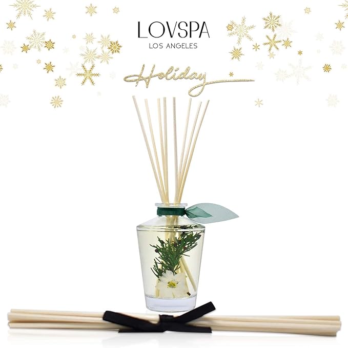 LOVSPA Reed Diffuser Set, Sparkling Balsam Scented Oil Diffuser - Image 4