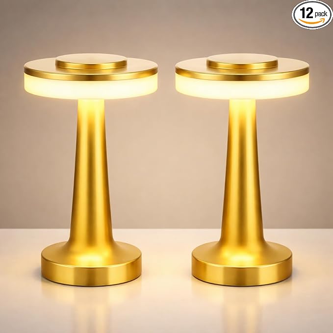 VIHOSE Cordless Table Lamps LED Portable Rechargeable Table Lamp by VIHOSE