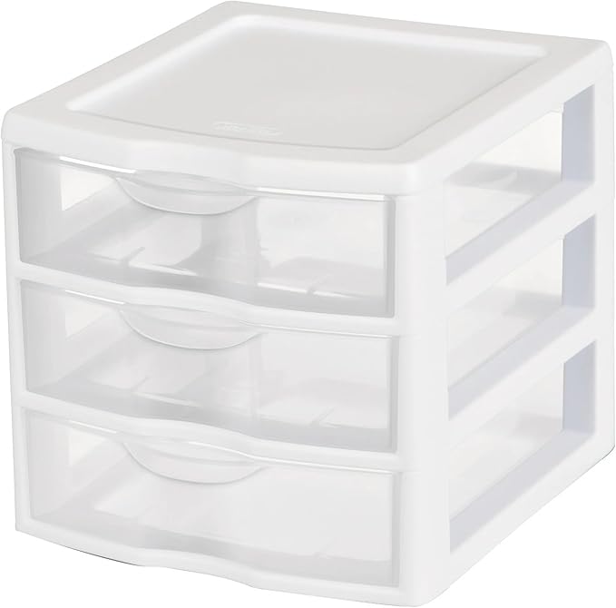 Small 3-Drawer Organizer Unit by Unknown