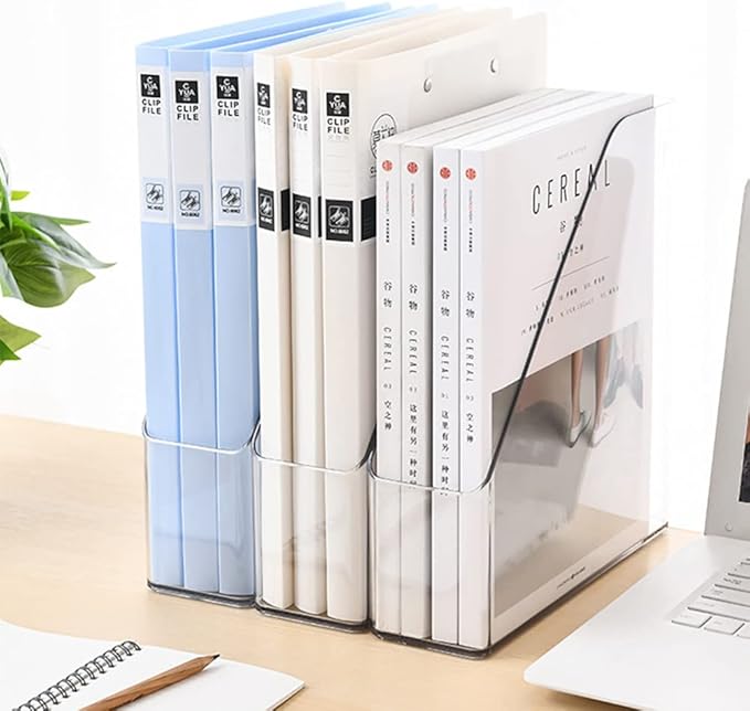 ICCGBHGO Magazine Holder, Desktop File Magazine Book Storage Shelf - Image 5