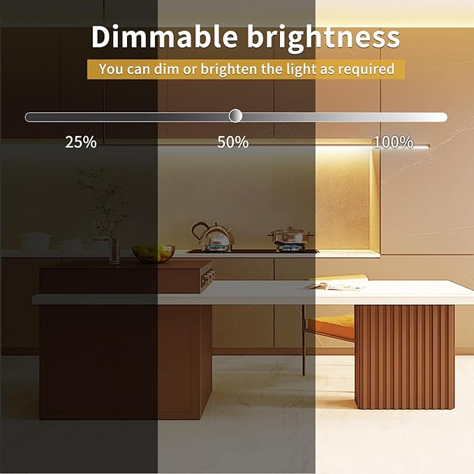 50 FT COB LED Strip Lights 3000K Warm White Dimmable DC 24V Flexible LED Tape - Image 5