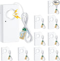 Hoteam 10 Pcs Water Sensor Alarm Leak Detector 120db Water Leak Alarm 9v by Hoteam
