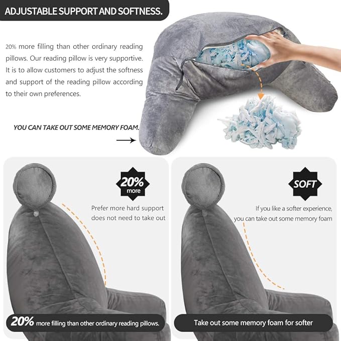 mittaGonG Extra Large Reading Pillow - Image 6