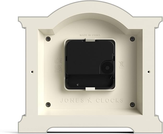 JONES CLOCKS® Kensington Mantel Clock | Classic Arch top Clock | Pale Cream | - Image 7
