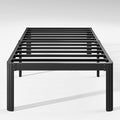 Hunlostten 16" Heavy Duty Twin Bed Frame No Box Spring Needed, Metal Platform by Hunlostten