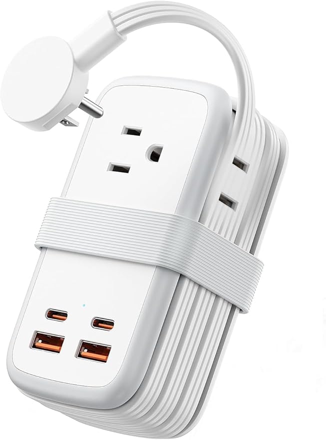 NTONPOWER GAN Ultra 65W USB Charging Station, 7 in 1 Travel Power Strip by NTONPOWER
