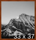 Frame It Easy 33 x 37 Russet Wood Frame by FrameItEasy