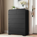 Tall Dressers for Bedroom, 6 Drawers Dresser & Chest of Drawers by SOLACEFURNITURE