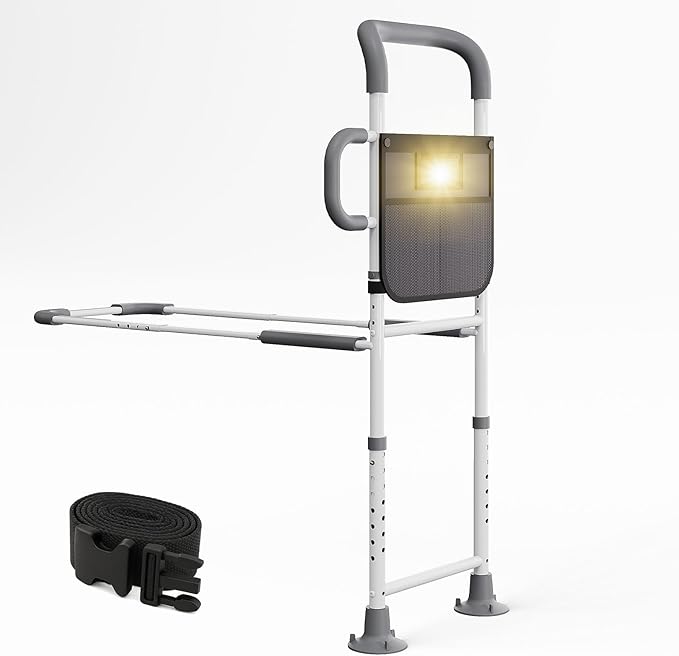 HOMEAL Bed Rails for Elderly Adults Safety, ASTM Approved Adjustable Bedside by HOMEAL