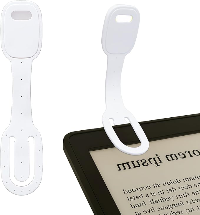 Rechargeable Book Light for Kids at Night – Portable Clip-On LED Light by HOXUTYM