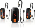 3 Pack Mini Walkie Talkies, Waterproof Small Walkie Talkies Two Way Radio by HAOOGreenWolfMiniWalkieTalkie
