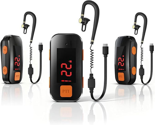 3 Pack Mini Walkie Talkies, Waterproof Small Walkie Talkies Two Way Radio by HAOOGreenWolfMiniWalkieTalkie