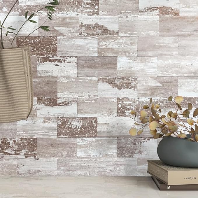 AULIGET 3" x 6" Subway Tile Peel and Stick Backsplash, Thick PVC Stick on Wall - Image 2