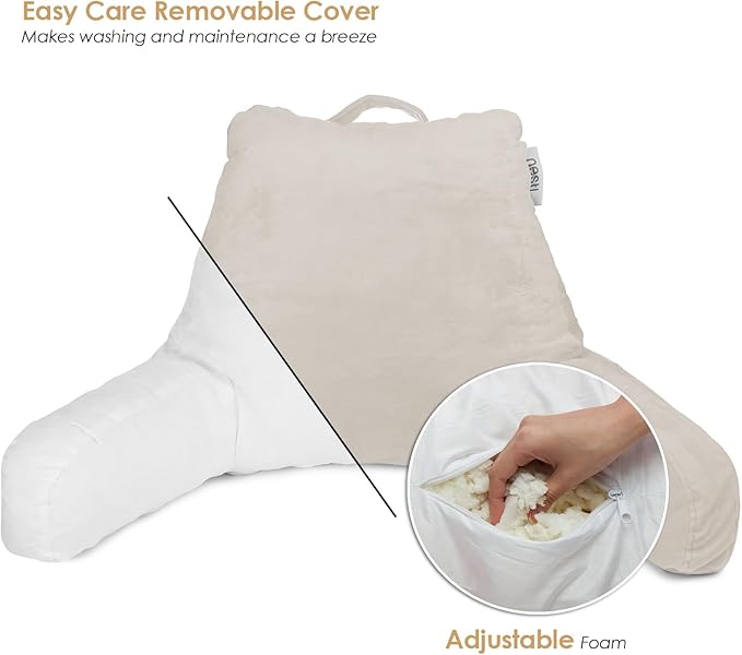Nestl Reading Pillow with Shredded Memory Foam, Designed - Image 4