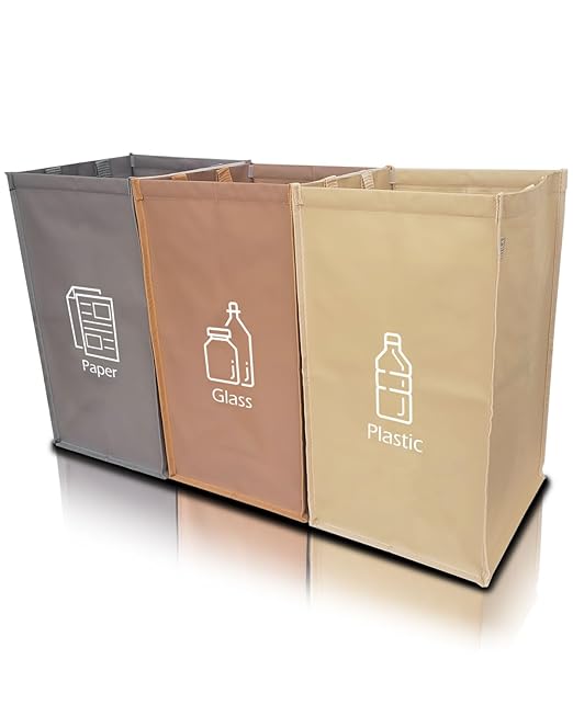 NYIKA - Recycling Organizer - Reusable Recycling Bags - Recycling Sorter - by NYIKA