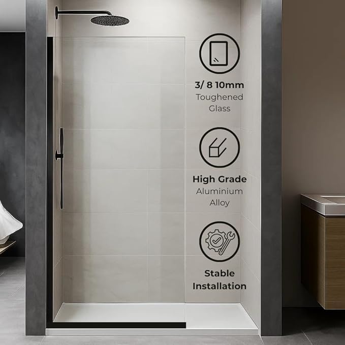 Fixed Glass Shower Panel for Bathroom - Image 4