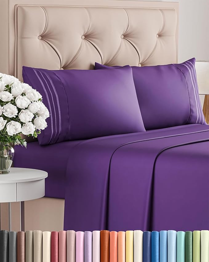 King Size 4 Piece Sheet Set by CGKUnlimited