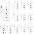 Copkim 20 Pack 3 Outlet Power Strip Extension Cord by Copkim