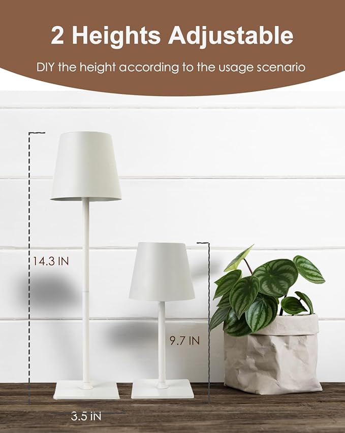 Cordless Table Lamp, Rechargeable Table Lamp - Image 3