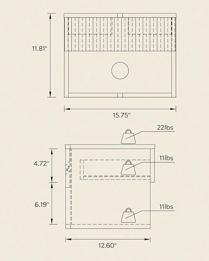Floating Bedside Cabinet Set of Four - Image 2
