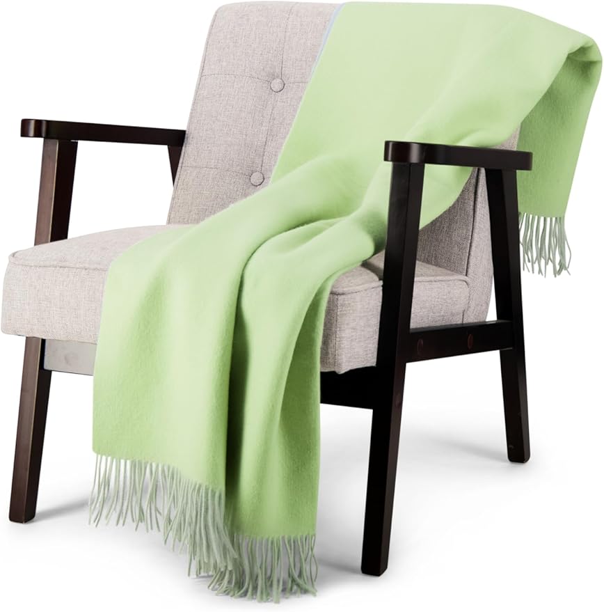 Alashan Cashmere Blend Double Faced Throw-Super Soft and Luxe Fabric- Perfect - Image 7