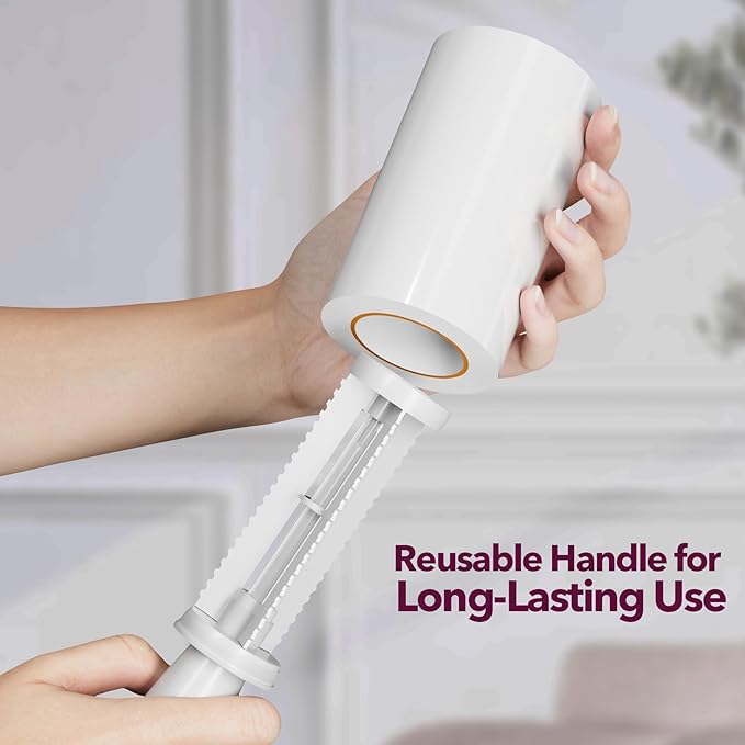 MEIQIHOME Extra Sticky Lint Roller Refills Only, 880 Easy-Tear Sheets - Image 2