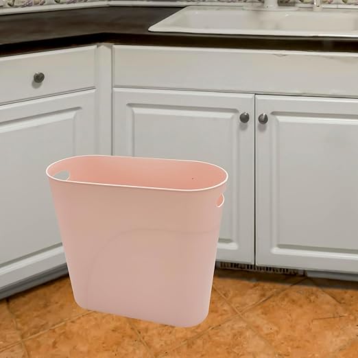 ROYFACC Small Trash Can Plastic Bathroom Wastebasket 3.2 Gallon Slim Garbage - Image 7