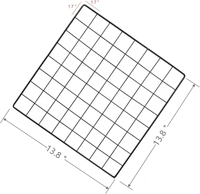 Feadily 4 Pack Metal Grid Wall Board, Photos & Pictures Display Board, DIY Home - Image 4