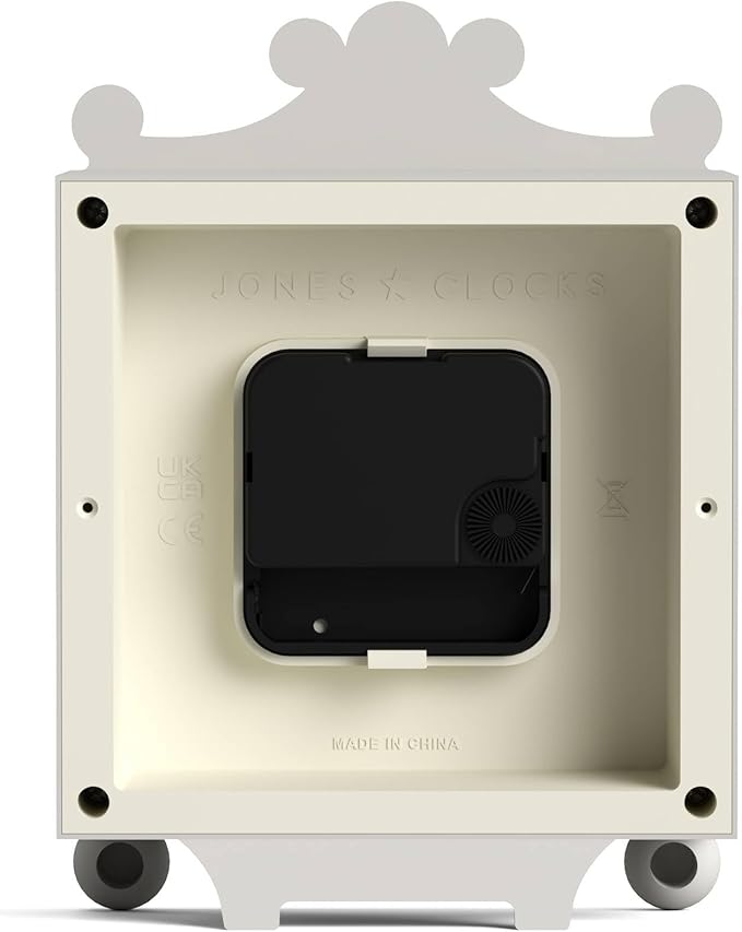 JONES CLOCKS® Parlour Mantel Clock | Classic Carriage Clock | Pale Gray | - Image 7