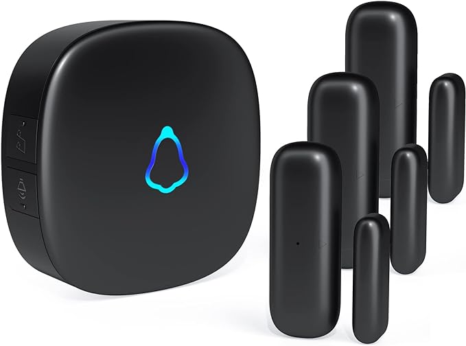 Door Chime, METAK Wireless Door Open Contact Sensor Alarm by METAK