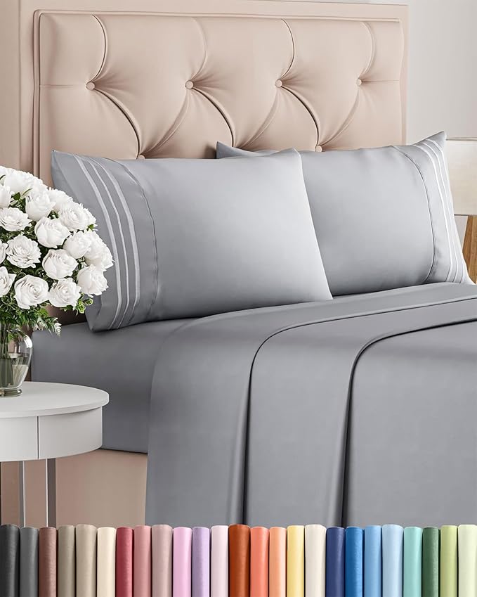 King Size 4 Piece Sheet Set by CGKUnlimited