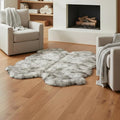 Super Area Rugs Premium Genuine Sheepskin Rug 4' x 6' Long Fur Soft & Natural by SuperAreaRugs