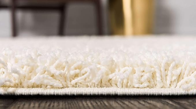 Unique Loom Solid Shag Collection Area Rug - Image 4