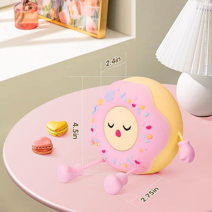 QANYI Donut Lover Light, Rechargeable Novelty Donut Lamp - Image 8