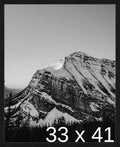 Frame It Easy 33 x 41 Black Grain Wood Frame by FrameItEasy