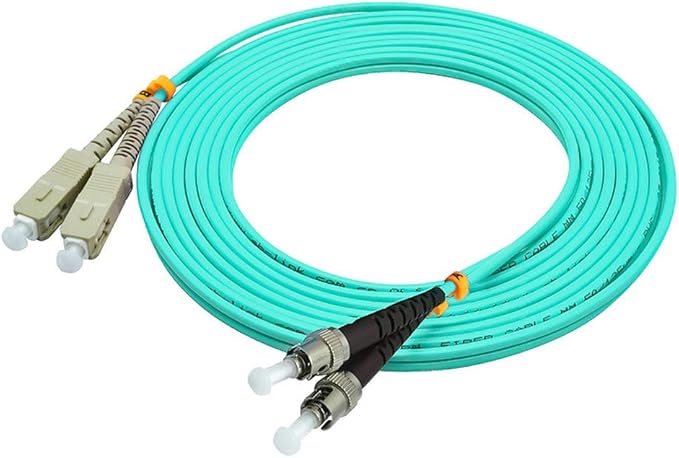 Jeirdus 5Meters 16ft SC to ST Duplex 50/125 10G OM3 Multi-Mode Fiber Optic - Image 4